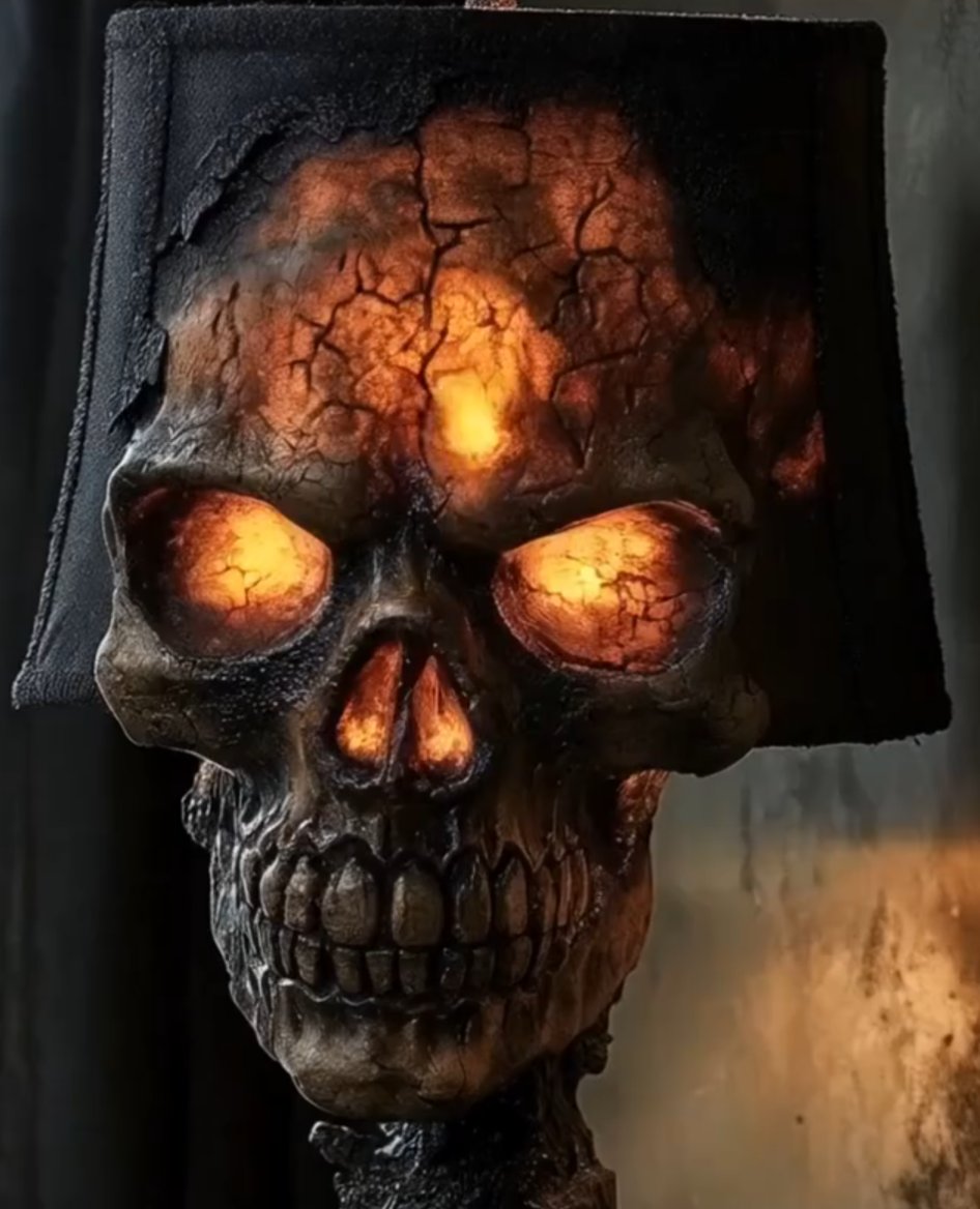50% OFF | SkullAura™ | Gothic Skull Lamp