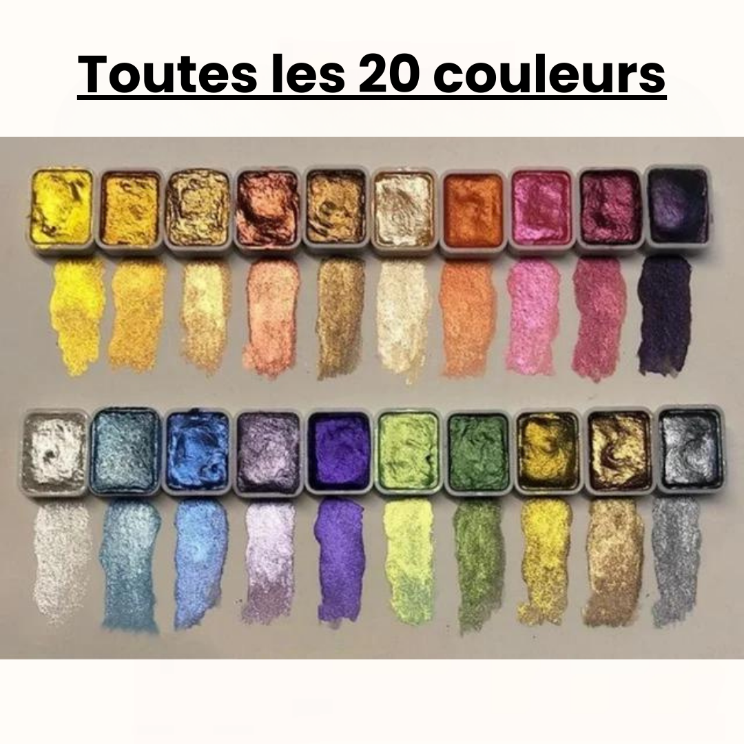 GlowMax™ Watercolor Painting Set