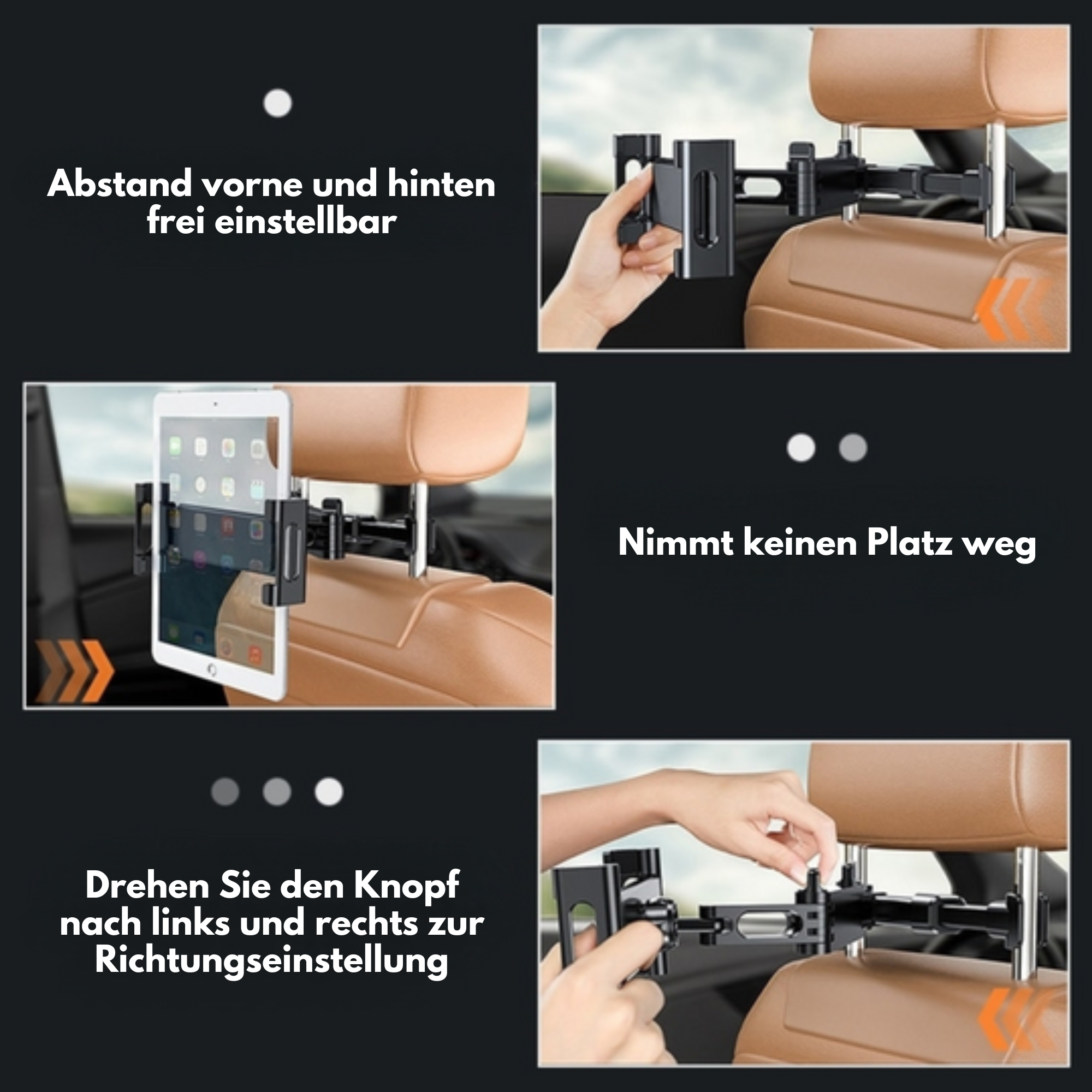 50% OFF | RideView™ | Car Headrest Phone and Tablet Holder