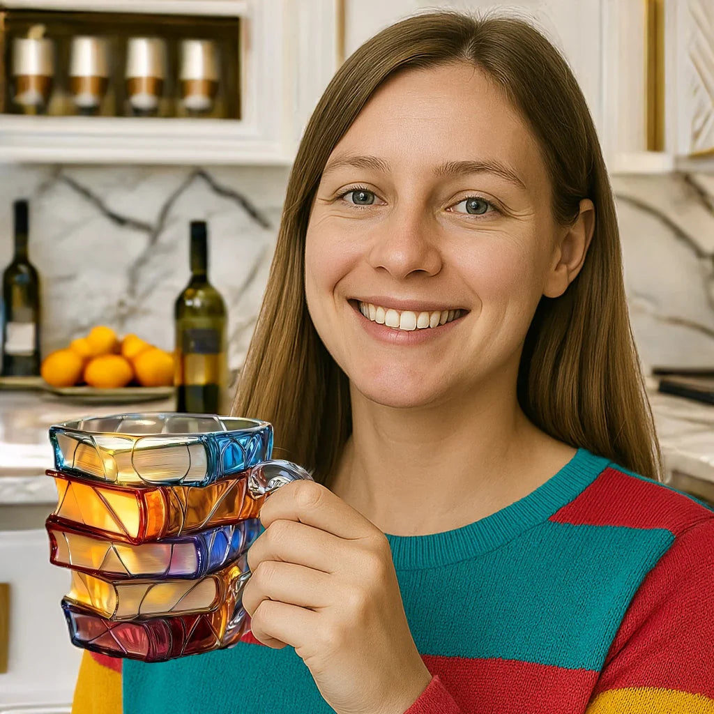 BookBrew – Crystal Mug for Literary Lovers